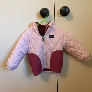 Patagonia Kids Jacket - Pink and Burgundy